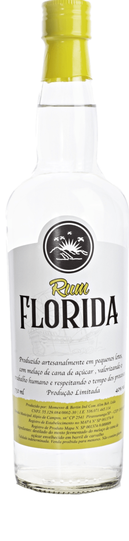 Rum Branco Florida 750 ML