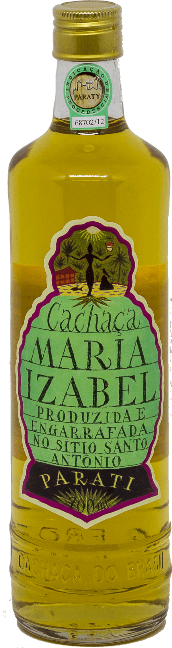 Cachaça Maria Izabel Ouro - Carvalho - 700 ml