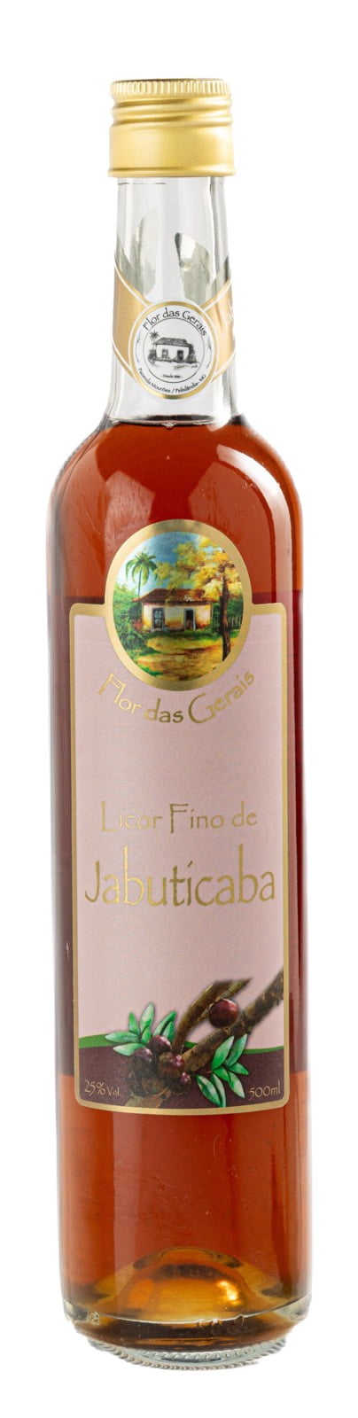 Licor de Jabuticaba Flor-das-Gerais 500 ml | Empório Cachaça Canela-de-Ema 