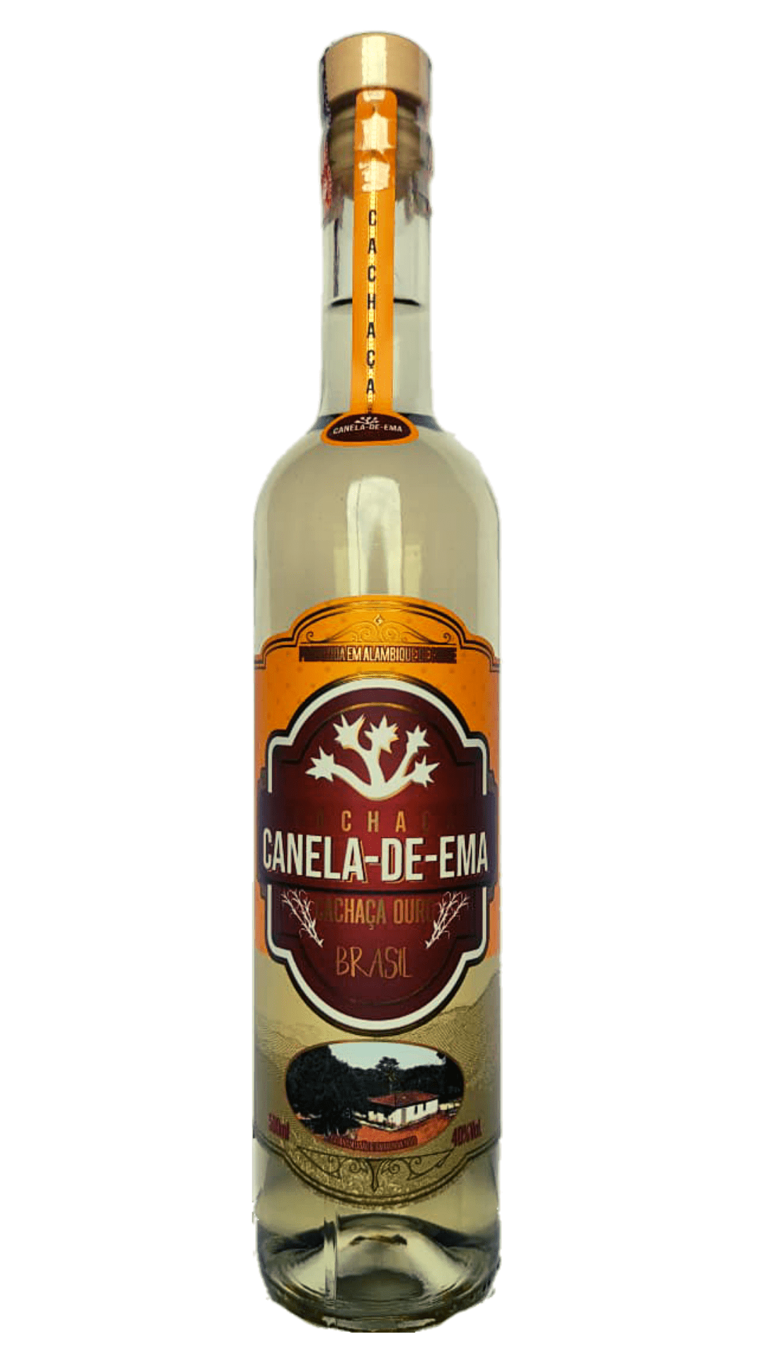 Cachaça Canela-de-Ema Ouro 500 ml