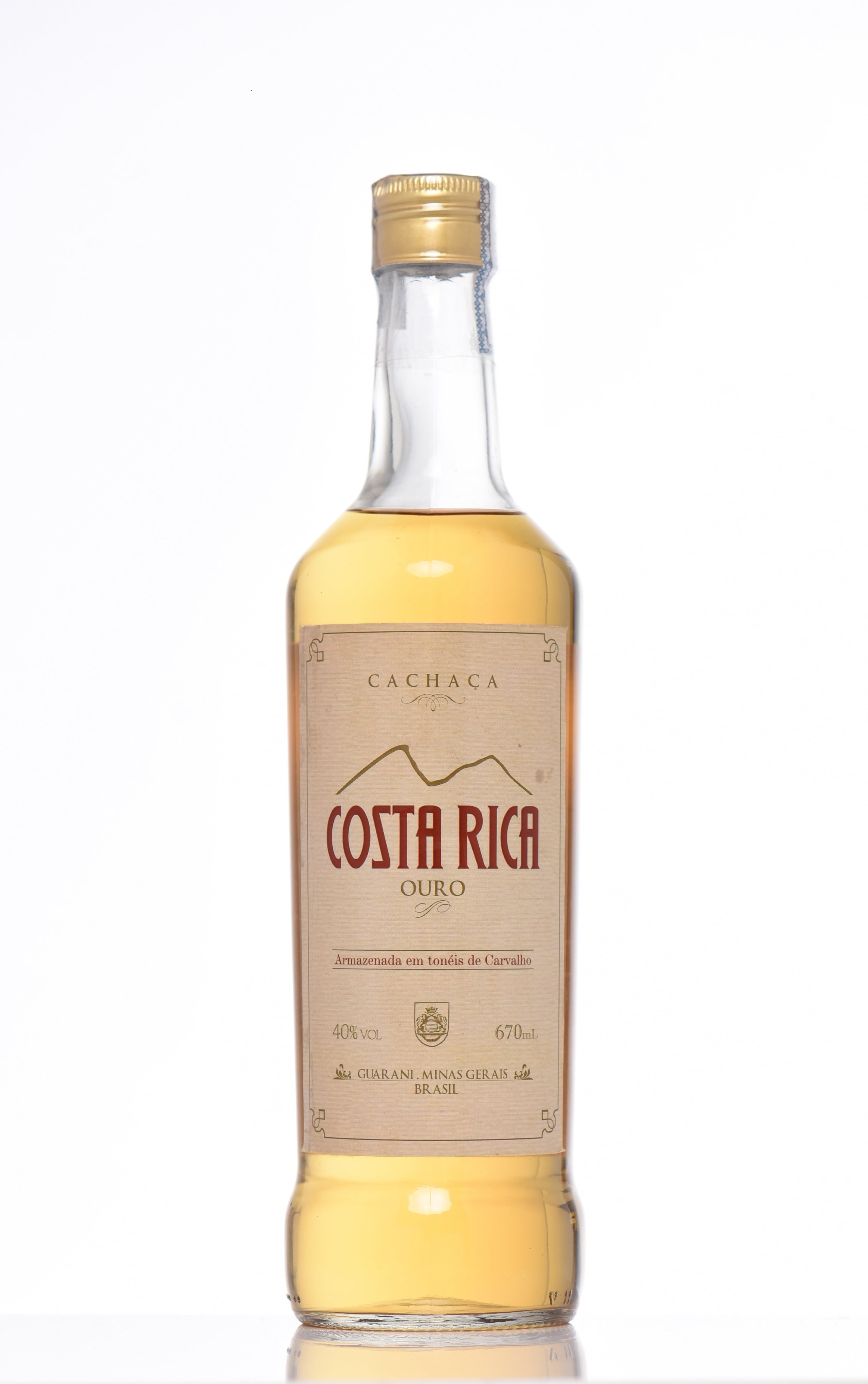 Cachaça Costa Rica Carvalho Ouro 670 ml