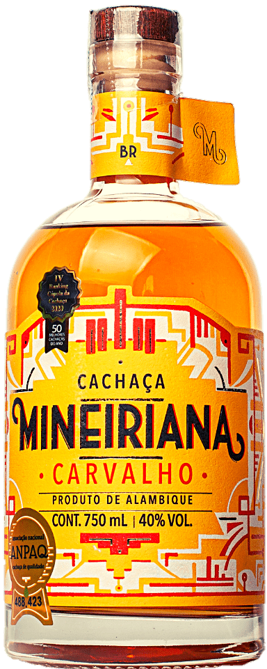 Cachaça Mineiriana Carvalho 750 ml