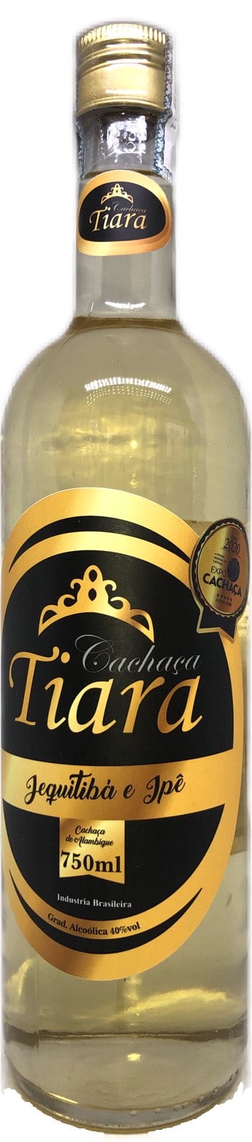 Cachaça Tiara jequitibá e Ipê 750 ml