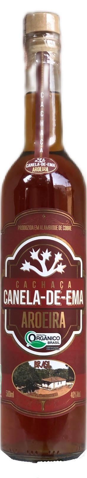 Cachaça Canela-de-Ema Aroeira 500 ml