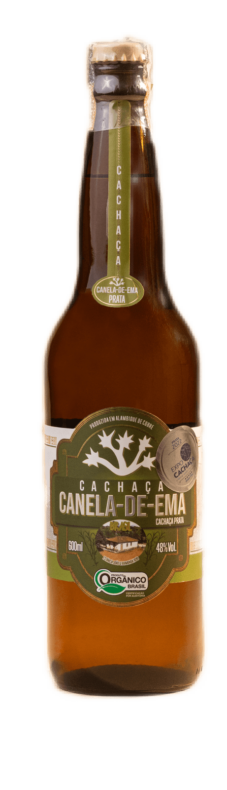 Cachaça Canela-de-Ema Prata 600 ml