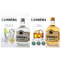 Kit Cambéba -1 Prata + 1 Ouro - 700 ml